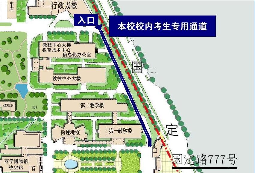 相應(yīng)入口分布圖